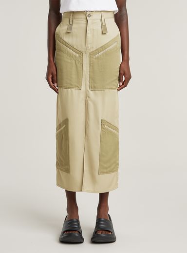 Viktoria Tone On Tone Skirt